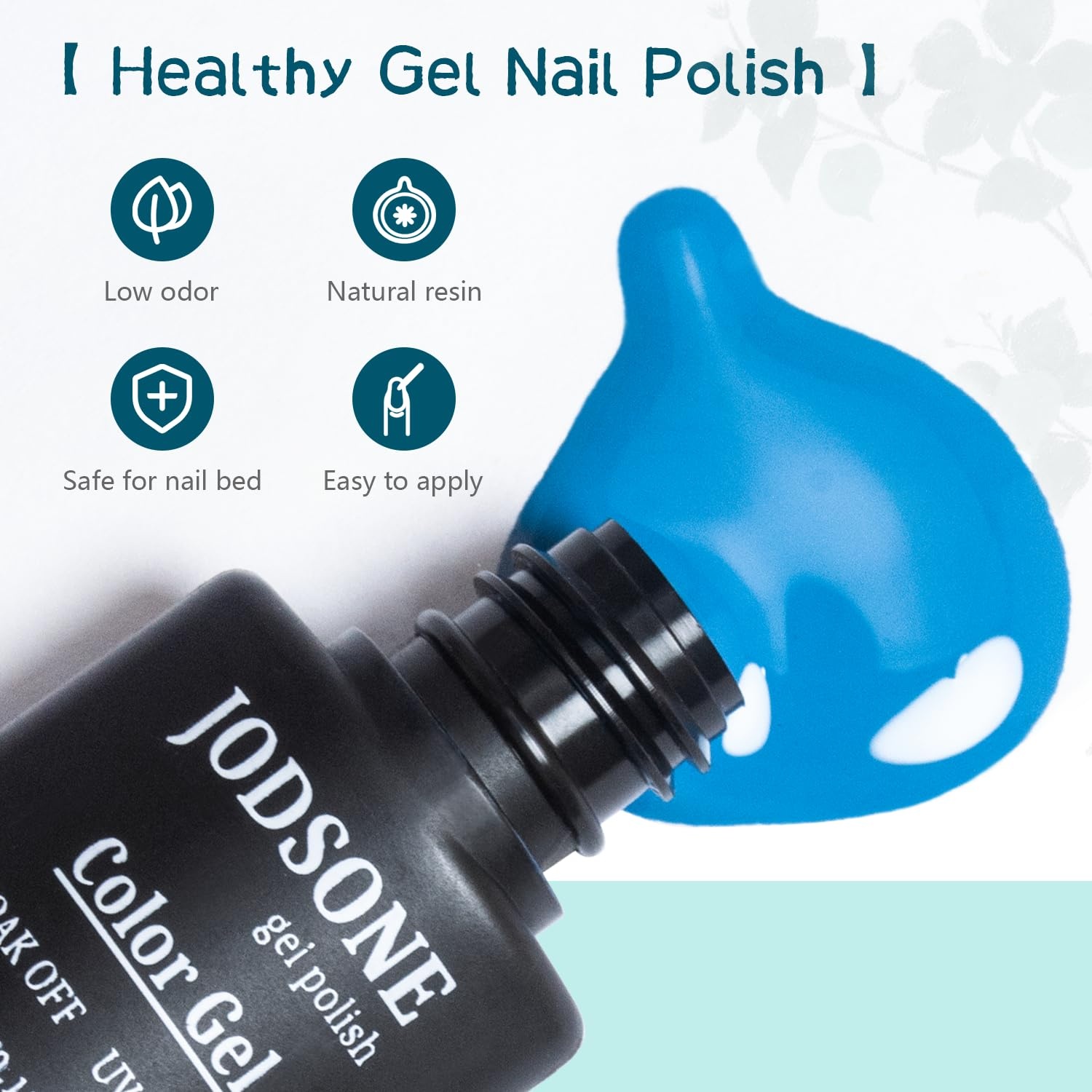 JODSONE Gel Nail Set 20+3 Colors High Shine Gorgeous Gel Polish Base Top Matte Coat Nice Gifts Show Charm(20KIT-SUN1G-01B) - view 4