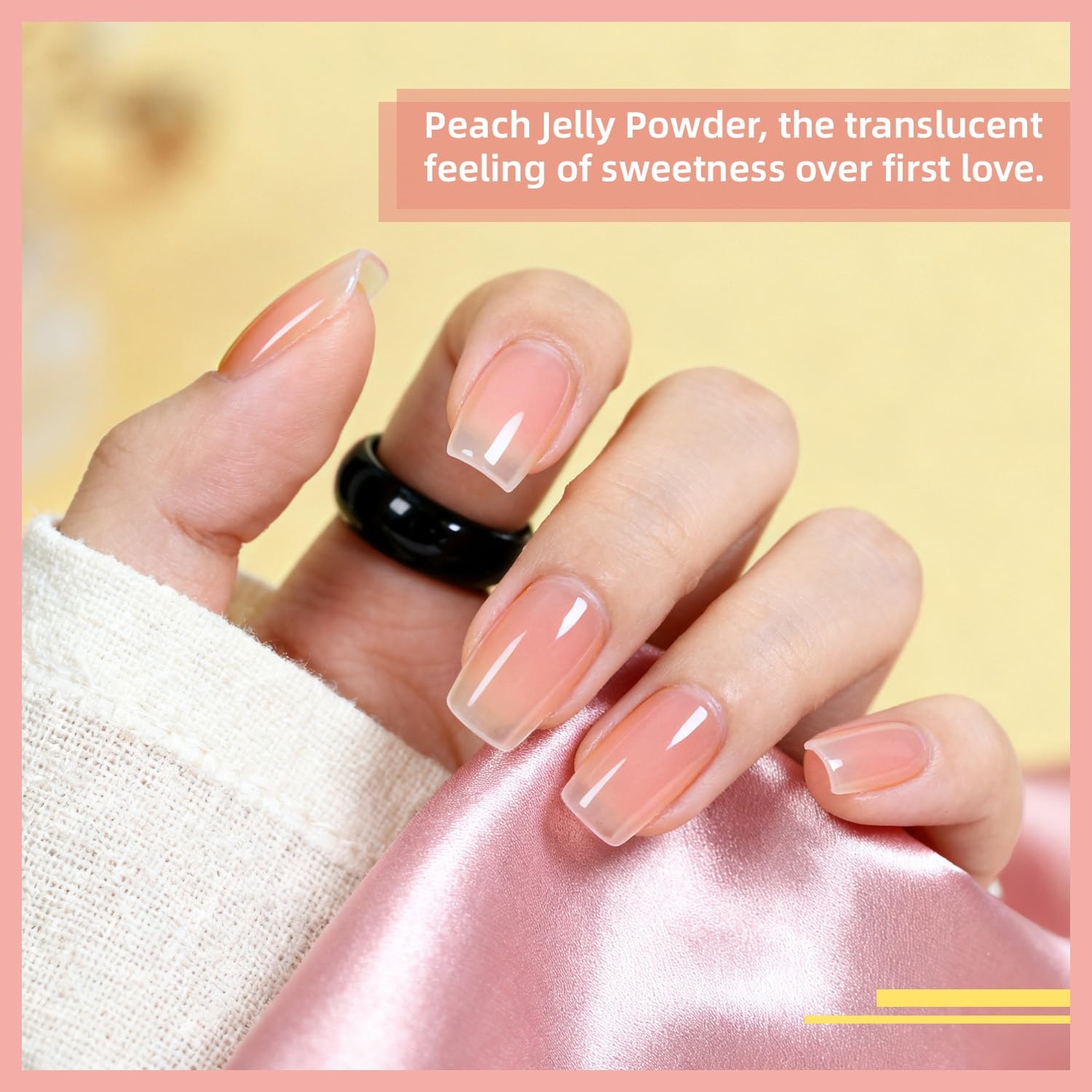 JODSONE Gel Nail Set 20+3 Colors High Shine Gorgeous Gel Polish Base Top Matte Coat Nice Gifts Show Charm(10Color-Jelly-01) - view 2