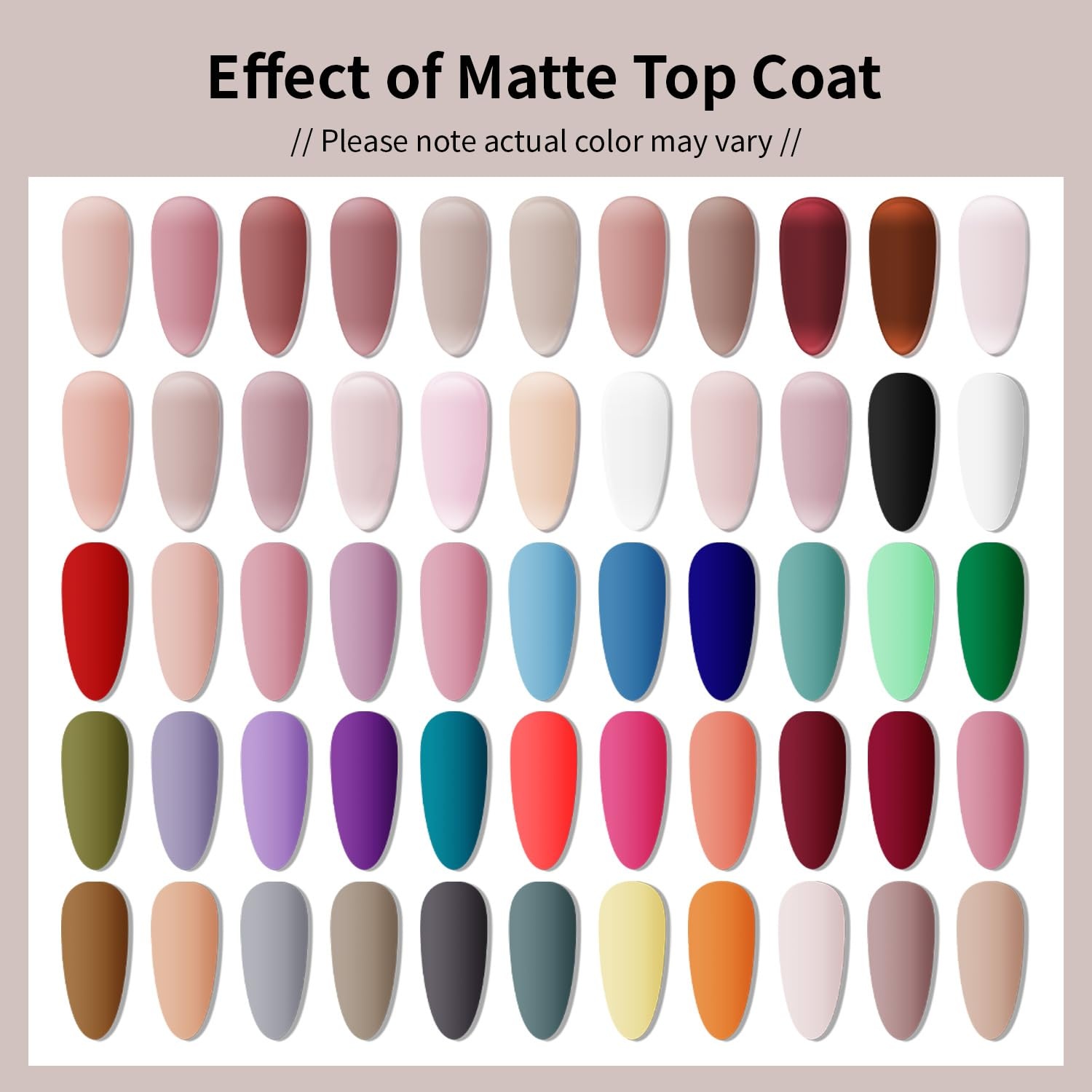 JODSONE Gel Nail Set 20+3 Colors High Shine Gorgeous Gel Polish Base Top Matte Coat Nice Gifts Show Charm(55COLOR-1) - view 3