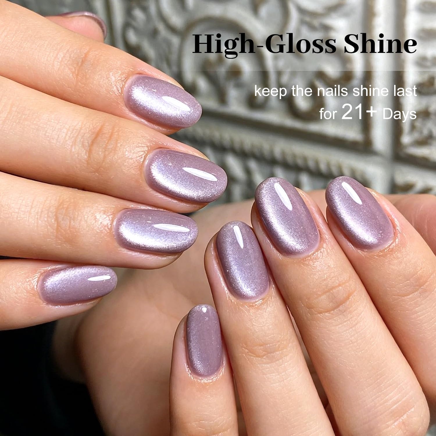JODSONE Gel Nail Set 20+3 Colors High Shine Gorgeous Gel Polish Base Top Matte Coat Nice Gifts Show Charm(10Color-CE-B) - view 4