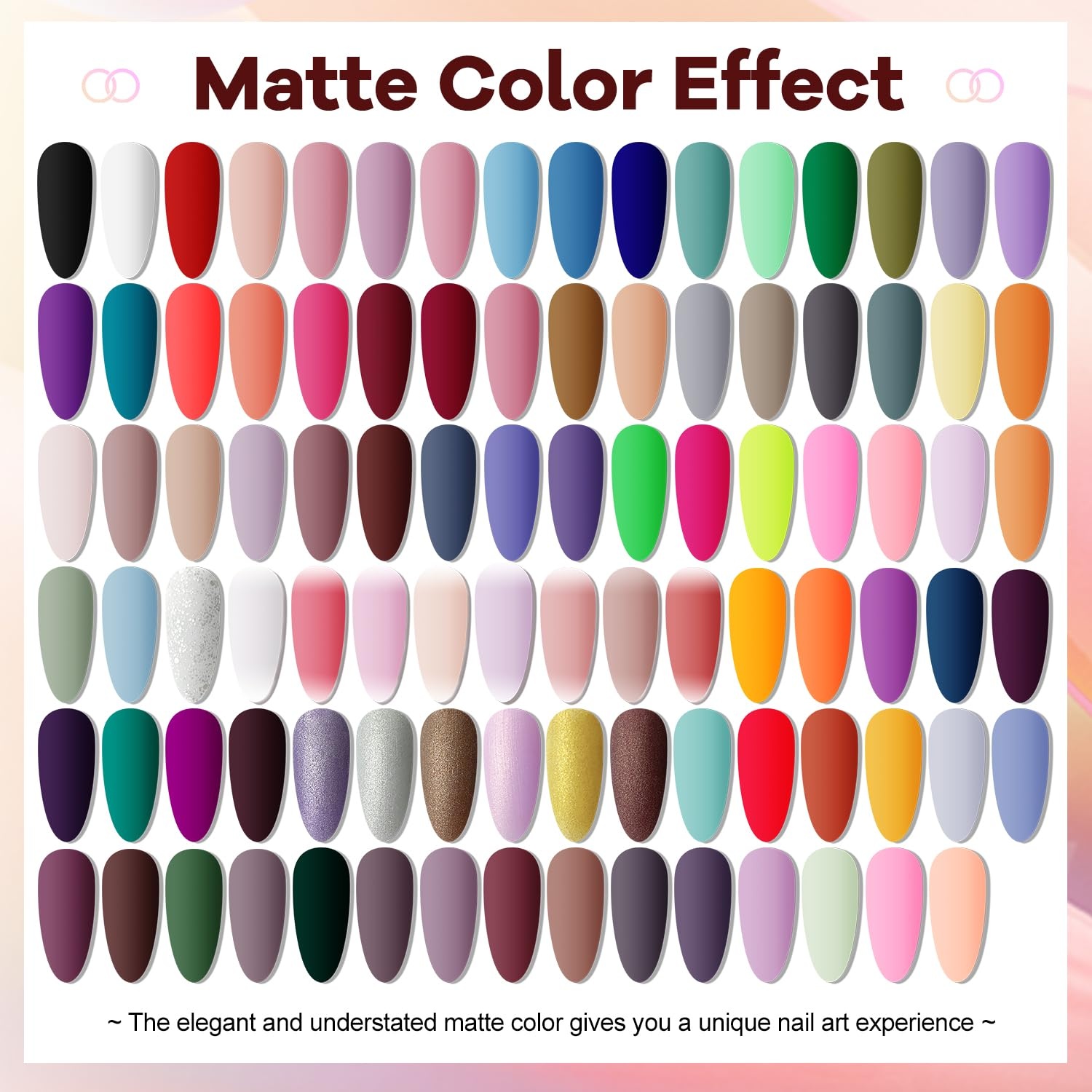 JODSONE Gel Nail Set 20+3 Colors High Shine Gorgeous Gel Polish Base Top Matte Coat Nice Gifts Show Charm(95KIT-01) - view 8