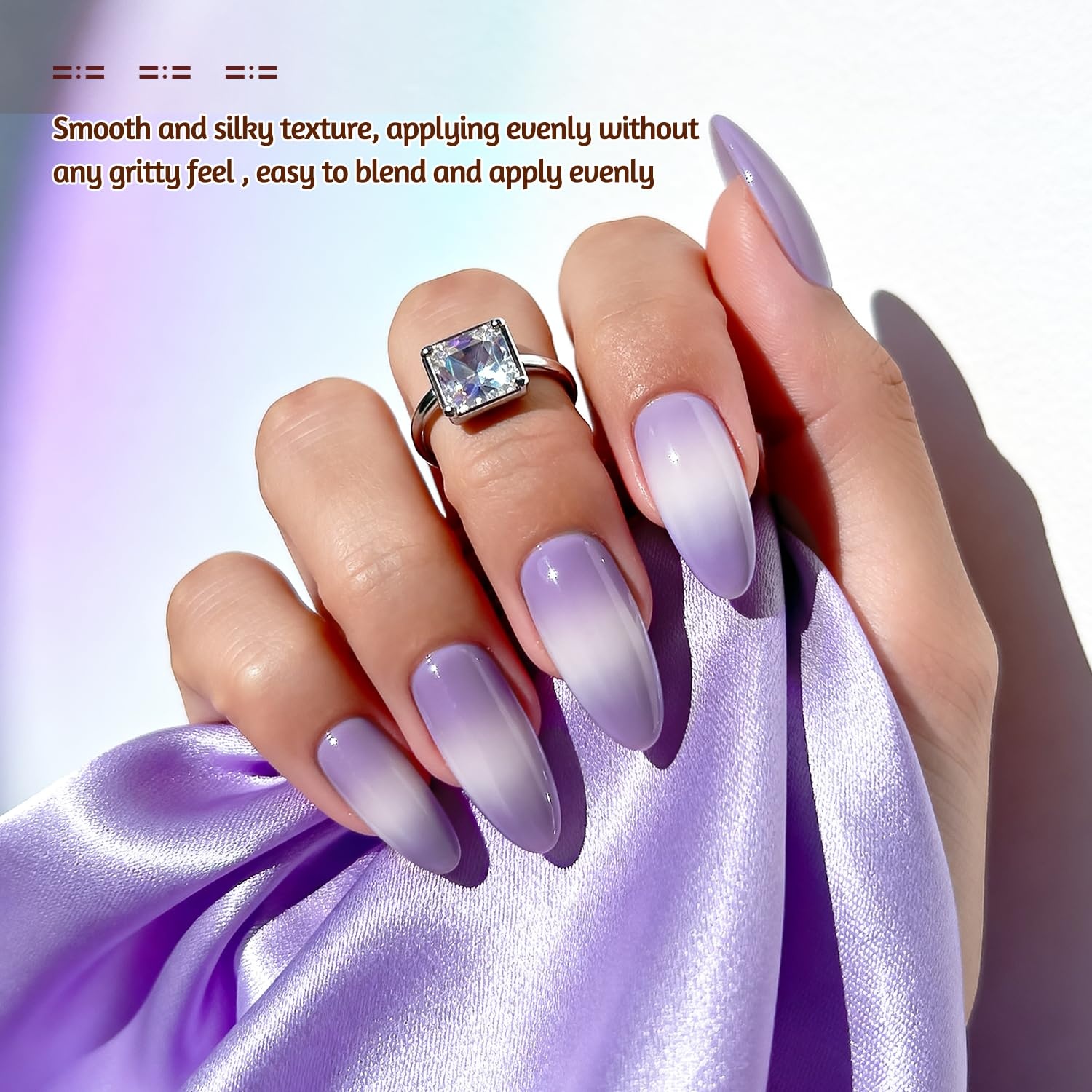 JODSONE Sponge Pat Paint Nail Gel 9 Colors French Gradient Gel Nail Blush Blooming At Home DIY Nail Art Designs(9Color-PPG-3) - view 4