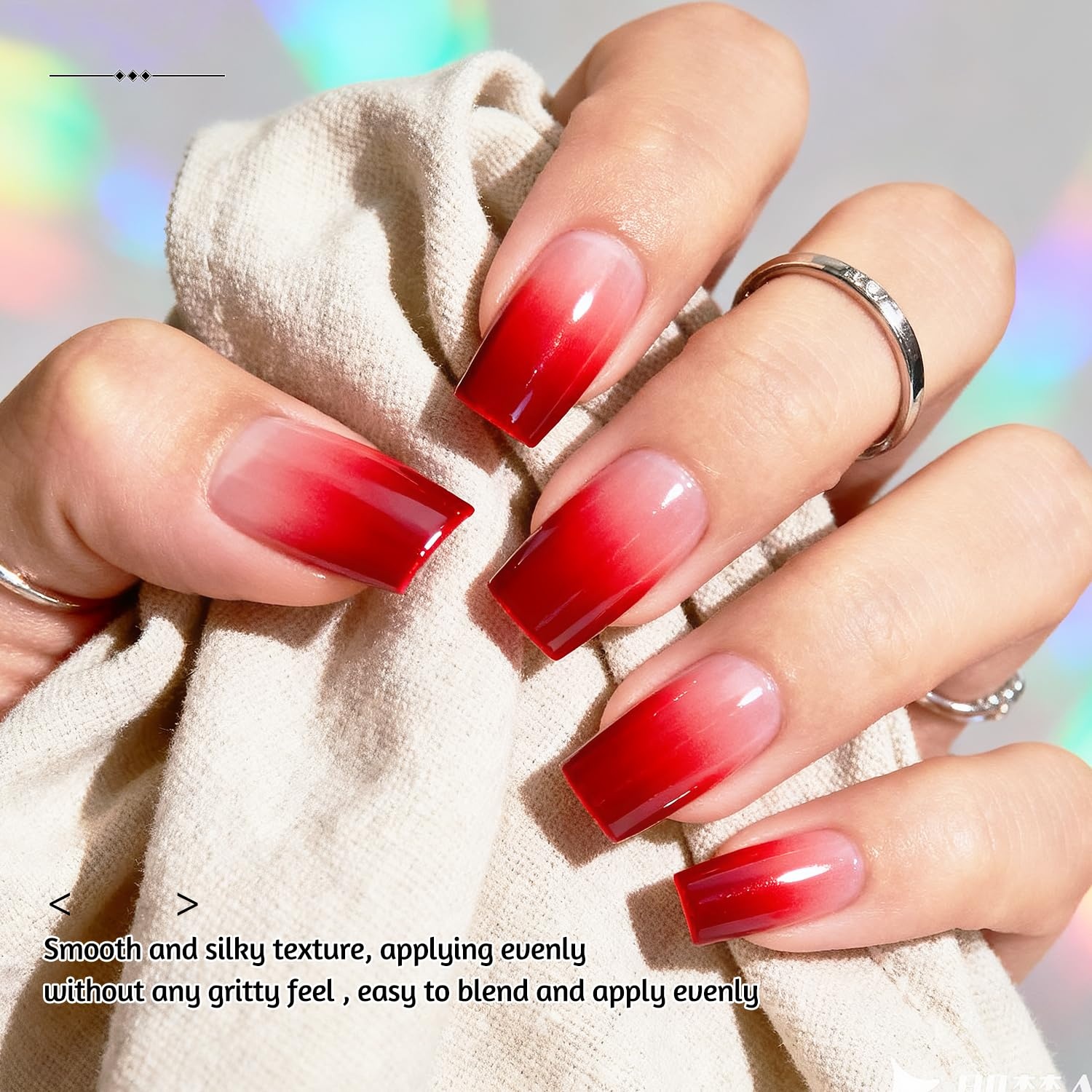 JODSONE Sponge Pat Paint Nail Gel 9 Colors French Gradient Gel Nail Blush Blooming At Home DIY Nail Art Designs(9Color-PPG-1) - view 5