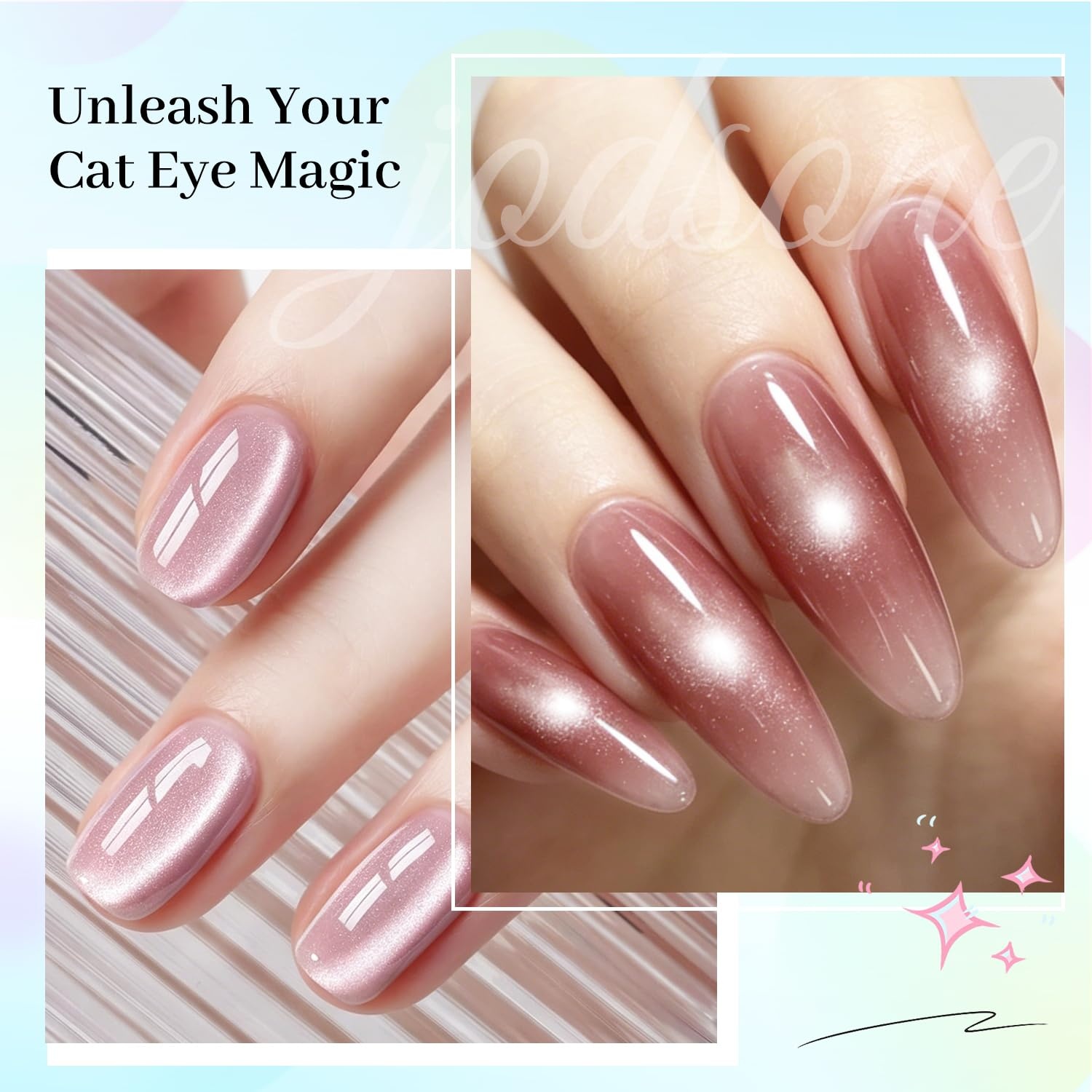 JODSONE 2Pcs Gel Nail Polish Set 10ml Black and White Gel Polish,Soak Off LED U V Nail Gel Manicure All Seasons Gel Polish Nail(M4) - view 6