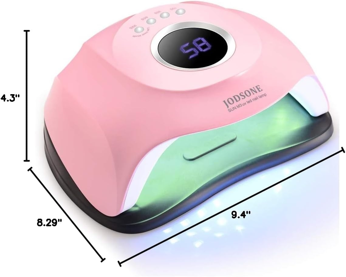 JODSONE Gel U V LED Nail Lamp 120W U V Light for Gel Nails with 45 PCS LED Beads, Nail Light with Automatic Sensor, Suitable for Home and Salon(A003) - view 8