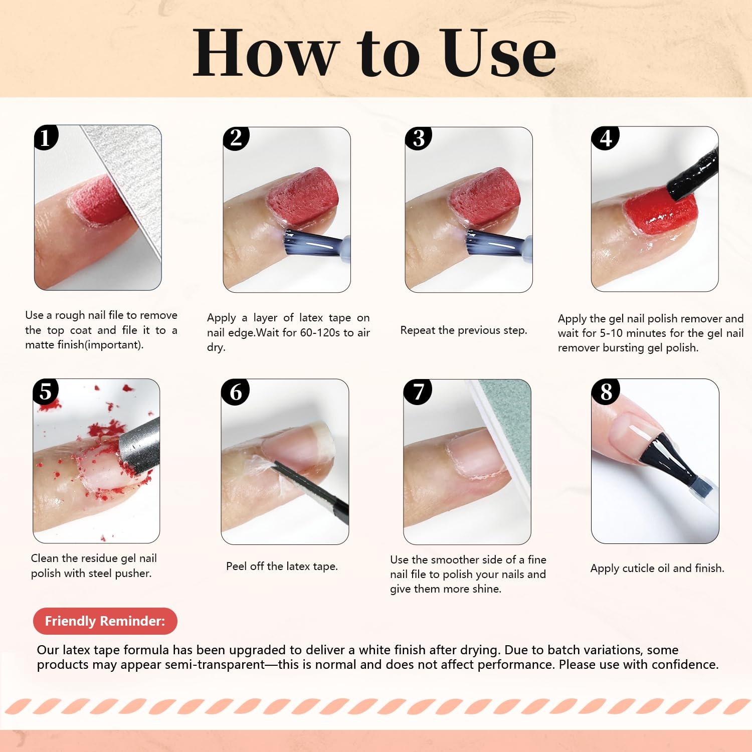 JODSONE 15ML Gel Nail Polish Remover No Need Soaking or Wrapping Gel Remover for Nails 3-5 Minutes Easy And Quick(A04) - view 6