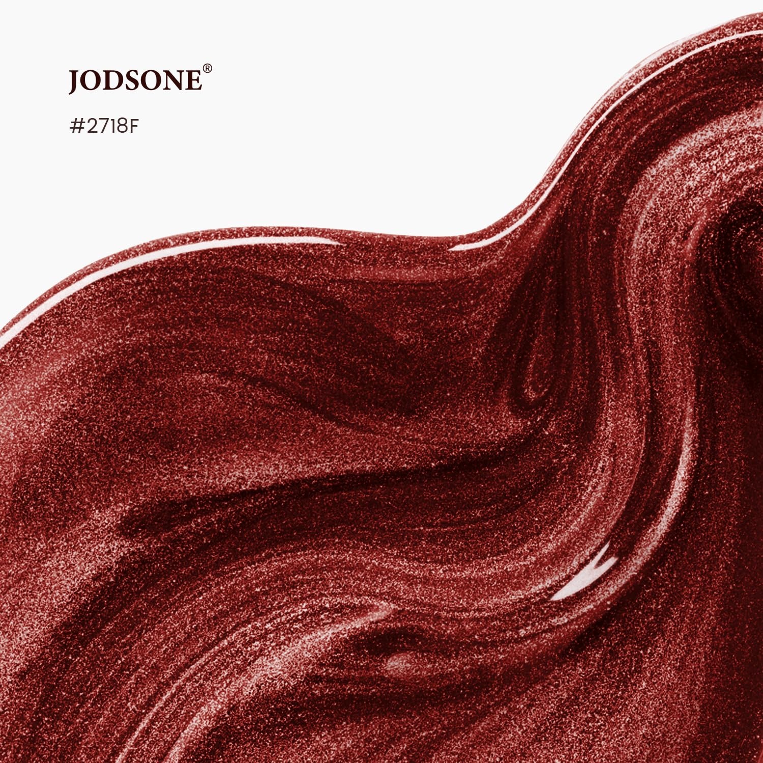 JODSONE 16.5ml Cat Eye Gel Nail Polish Silver Glitter Magnetic Reflective Translucent Need U V Curing(2718F-Red) - view 2