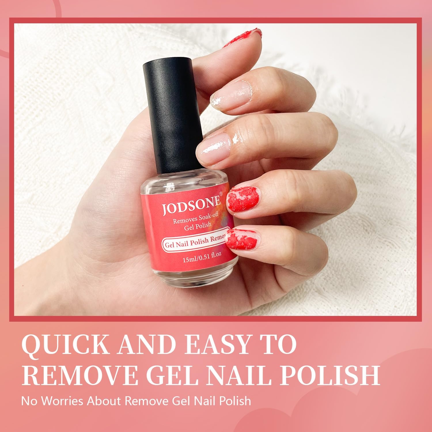 JODSONE 15ML Gel Nail Polish Remover No Need Soaking or Wrapping Gel Remover for Nails 3-5 Minutes Easy And Quick(A06) - view 3