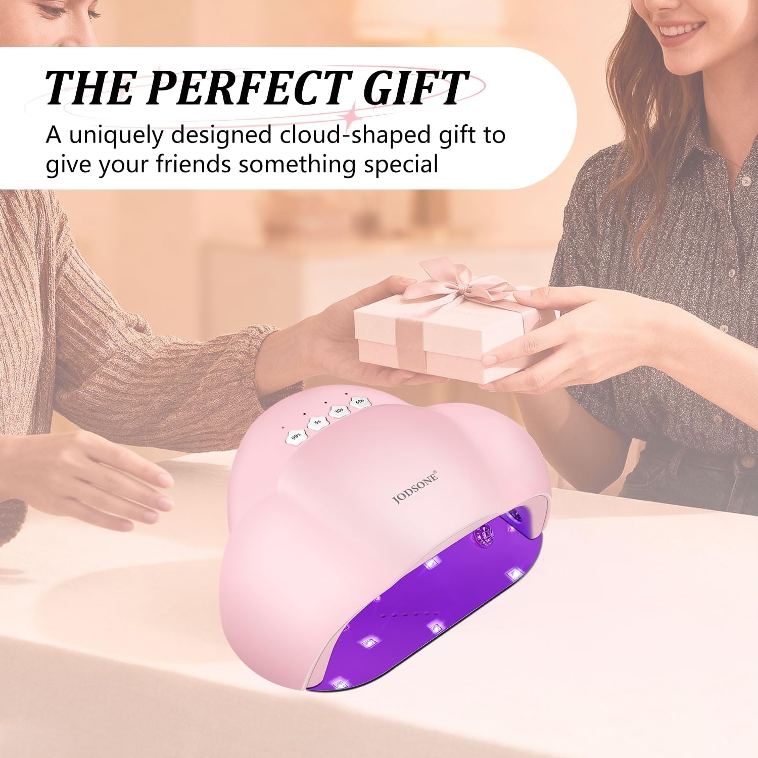 JODSONE Gel U V LED Nail Lamp 120W U V Light for Gel Nails with 45 PCS LED Beads, Nail Light with Automatic Sensor, Suitable for Home and Salon(A001) - view 6