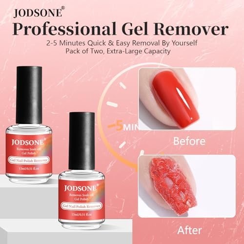 JODSONE 15ML Gel Nail Polish Remover No Need Soaking or Wrapping Gel Remover for Nails 3-5 Minutes Easy And Quick(A02) - view 3