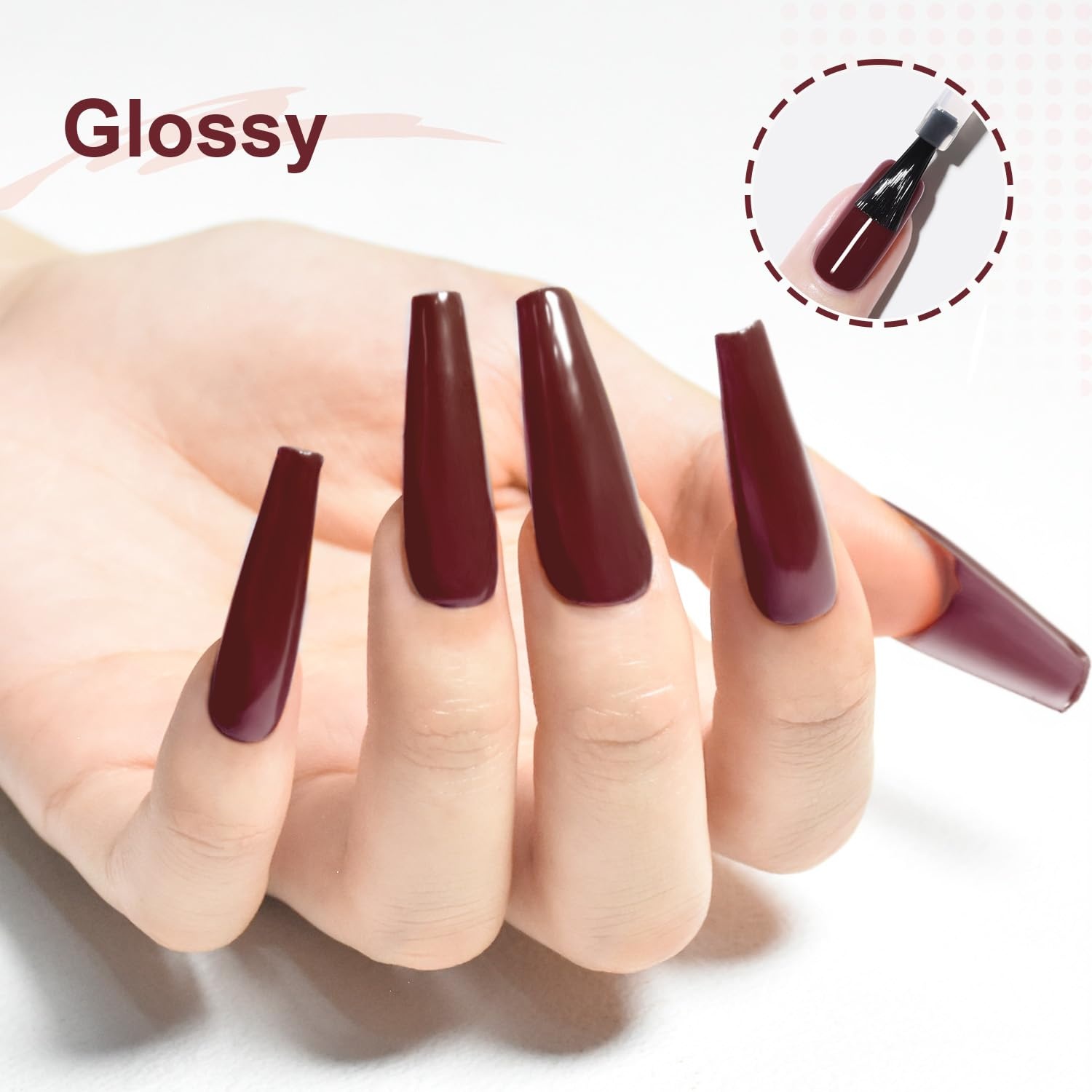 JODSONE Gel Nail Polish Dark Green 10ml Gel Polish Nail Gift Soak Off U V LED Nail Lamp Art Manicure Salon DIY Home for Women Girls(B38) - view 3