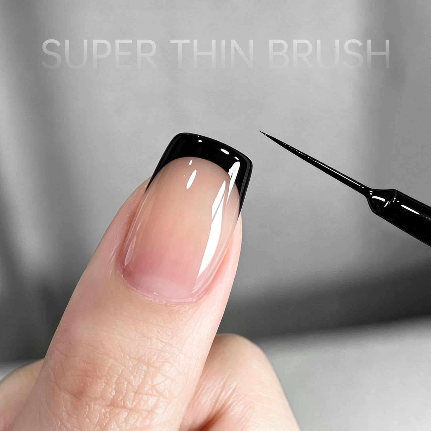 JODSONE White Nail Art Gel Liner, 18ml UV Gel Polish, Thin Brush | Classic White Color Nail Art Polish, French Tip Tool, UV/LED Cure Required, Built-In Thin Brush for DIY Manicure At Home(LMK01) - view 4