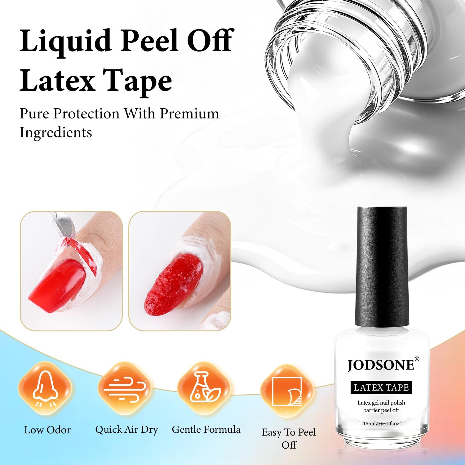 JODSONE 15ML Gel Nail Polish Remover No Need Soaking or Wrapping Gel Remover for Nails 3-5 Minutes Easy And Quick(A07) - view 4