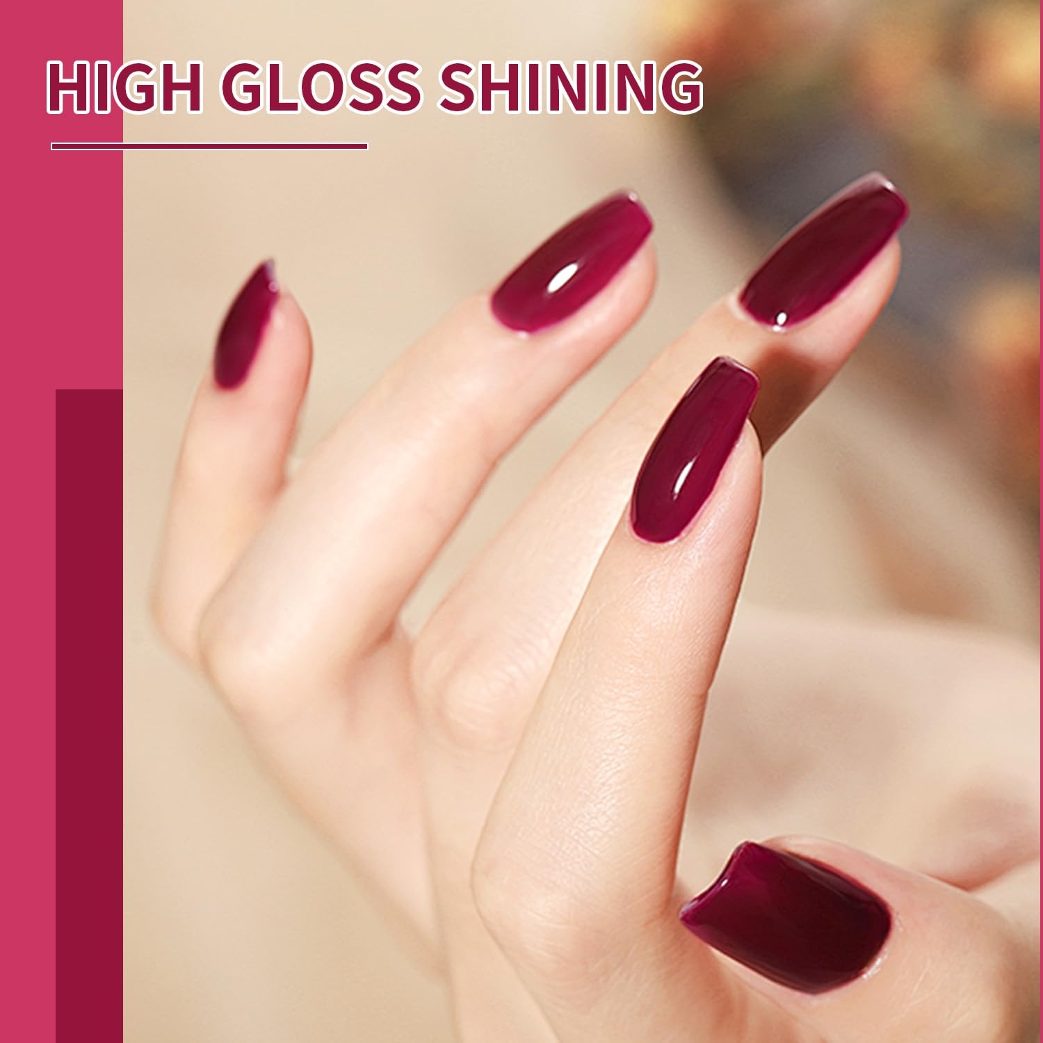 JODSONE 10ml 6 Colors Jelly Gel Nail Polish Set Ocean Blue Turquoise Gel Polish with Crystal Long Lasting All Seasons Need U V Lamp(B518-545-546-547-548-562) - view 2