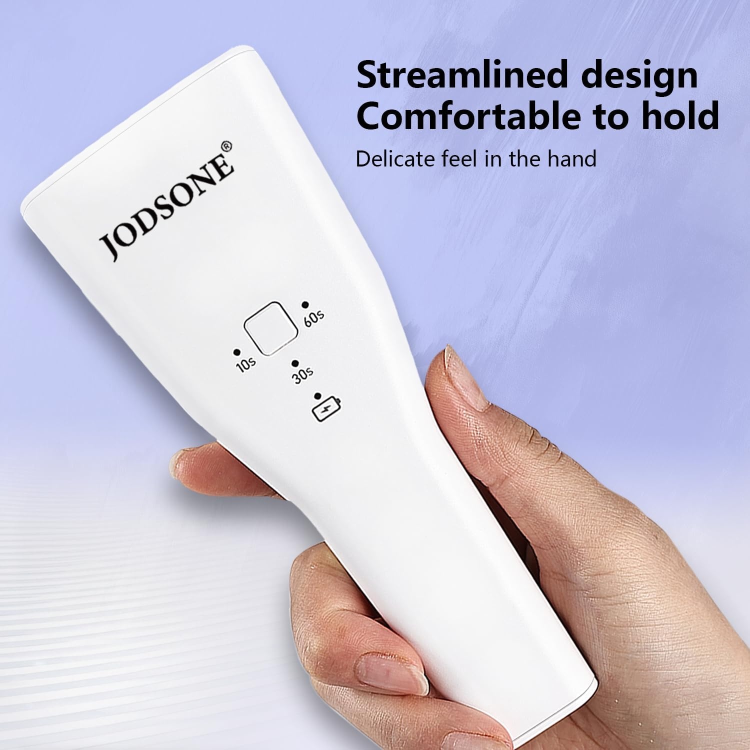 JODSONE Cordless Mini U V Portable Handheld Nail Lamp Rechargeable Model with LED Display Fast Drying for Home Traveling(Lamp-white Handheld-sensor) - view 3