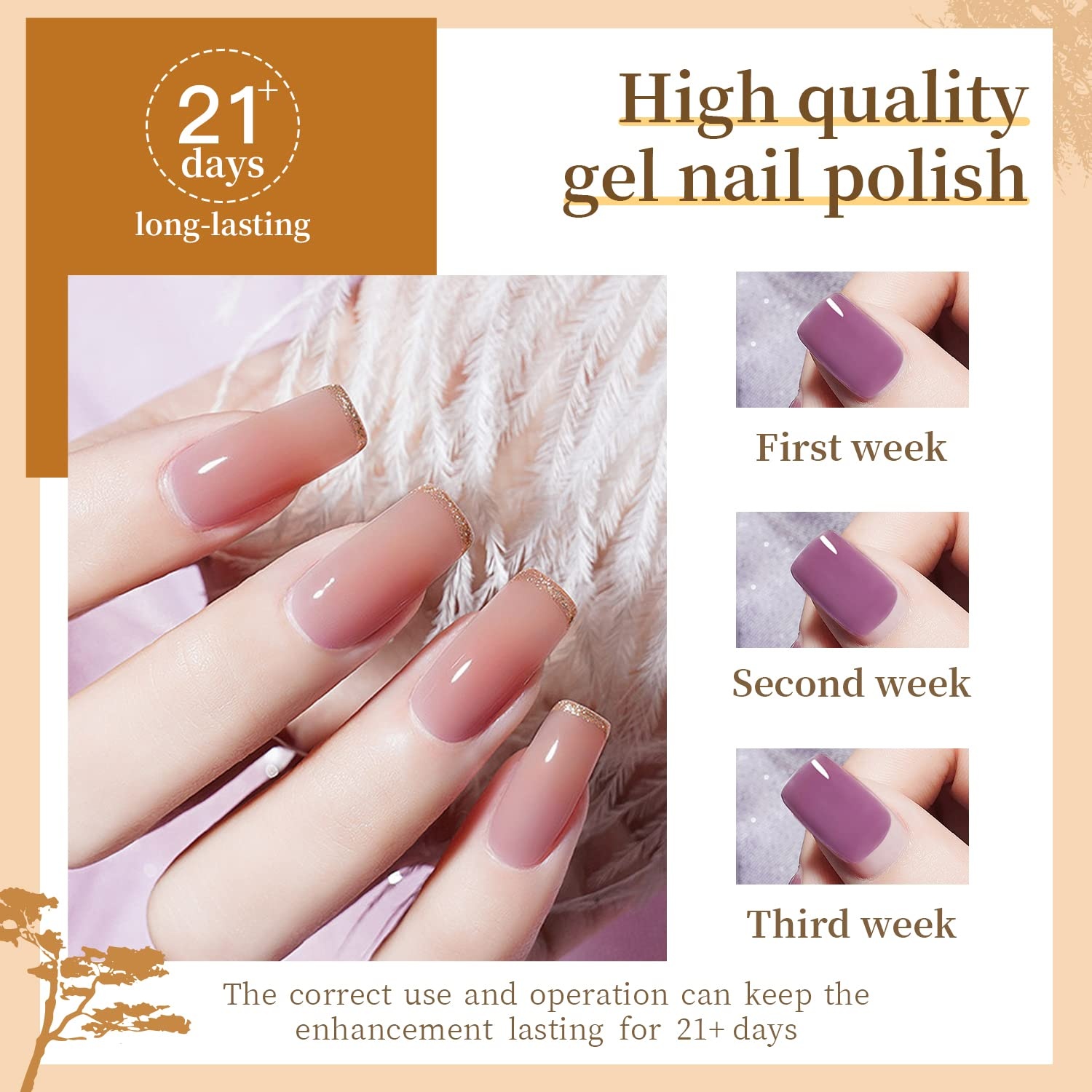 JODSONE 10 Colors Gel Nail Polish Set with Base Coat & Top Coat White Pink Purple and Red Gel Polish for All Seasons Women’s Holiday Gift(60SET 01) - view 4