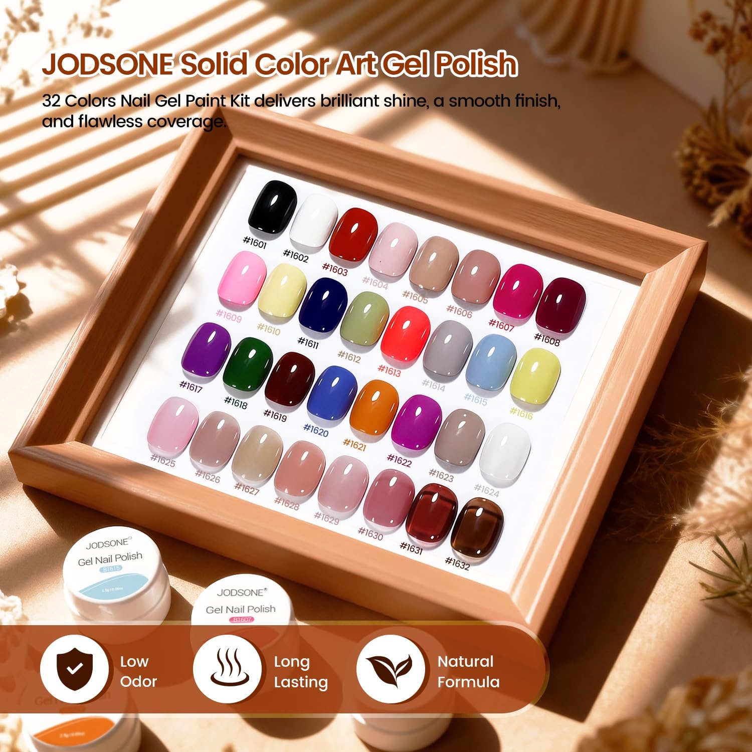 JODSONE 32 Colors Solid Paint Nail Art Gel Polish Set painting Drawing Gel Nail Polish for DIY Nails Art Design(32Color-Set-1) - view 4