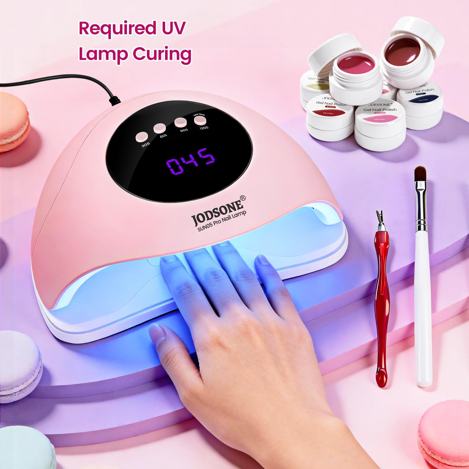 JODSONE 32 Colors Solid Paint Nail Art Gel Polish Set painting Drawing Gel Nail Polish for DIY Nails Art Design(32Color-Kit-1) - view 7