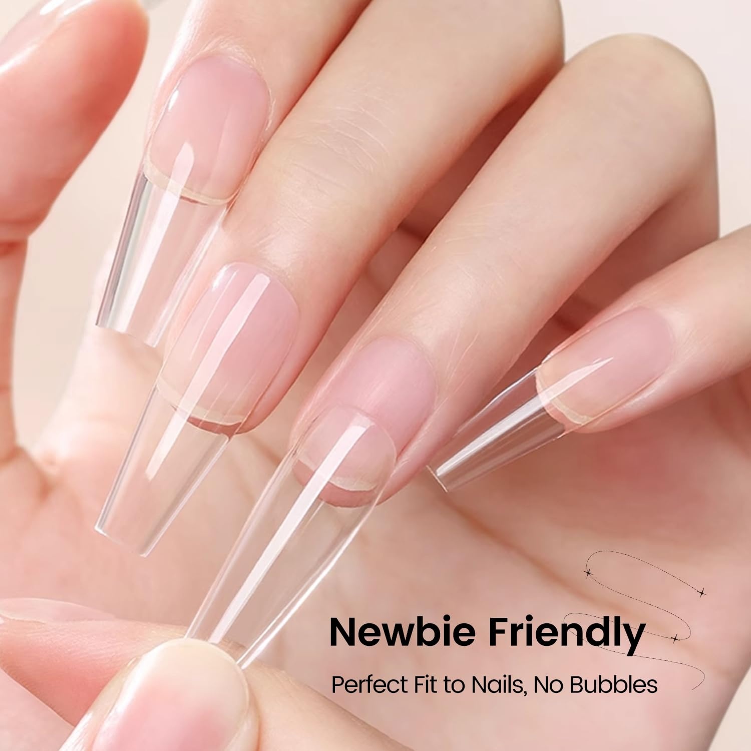 JODSONE 16.5ml Nail Glue Gel Clear and Long-Lasting Requires a Manicure Lamp to Cure for Attaching False Nails Repairing Broken Nails and Securing Decorations(10ml Clear) - view 4