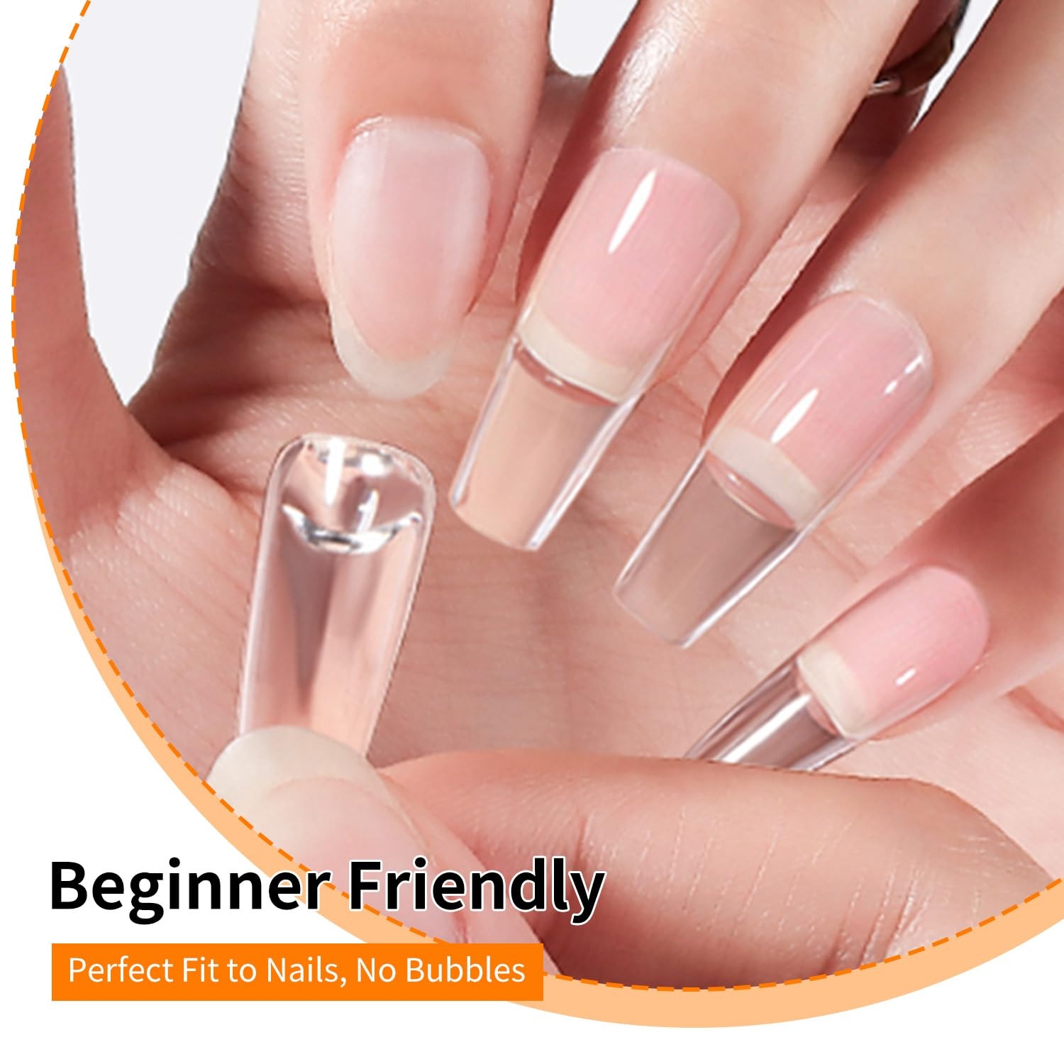 JODSONE 16.5ml Nail Glue Gel Clear and Long-Lasting Requires a Manicure Lamp to Cure for Attaching False Nails Repairing Broken Nails and Securing Decorations(2pcs-15ml-nail glue) - view 3