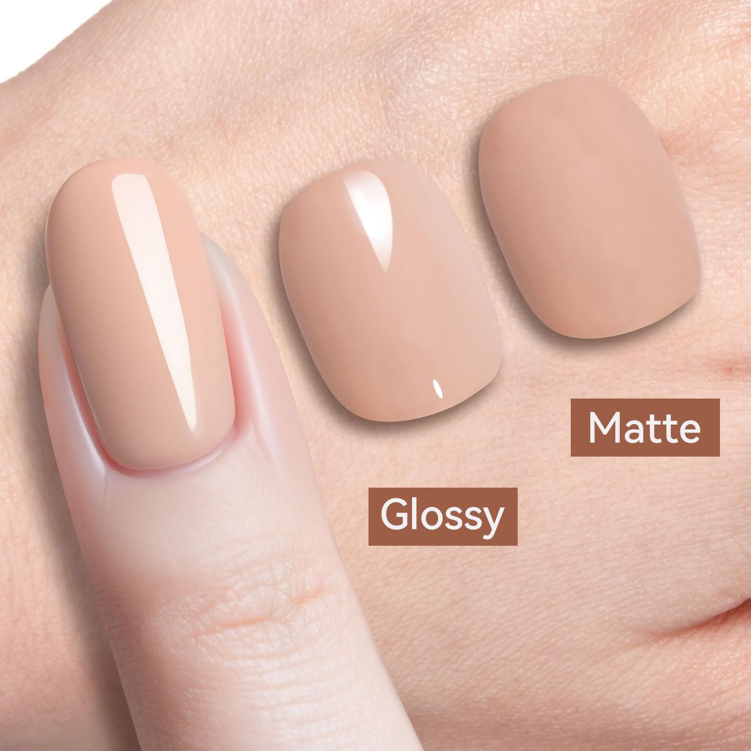 JODSONE 16.5ml Light Pink Gel Nail Polish Same Color Same Bottle Soak off Baby Pink DIY Salon Gift for Women(16.5ml-04) - view 6