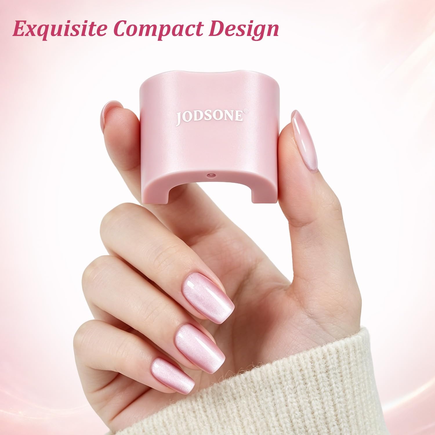 JODSONE 3-in-1 Cat Eye Magnet Nail Art Tool,Pink Gold Cylindrical & Round Ball Nail Magnet Pens, Multi-Effect Magnets for Cat Eye Gel Polish DIY at Home Salon(Magnet Only, No Gel Included)(CT-U2) - view 6