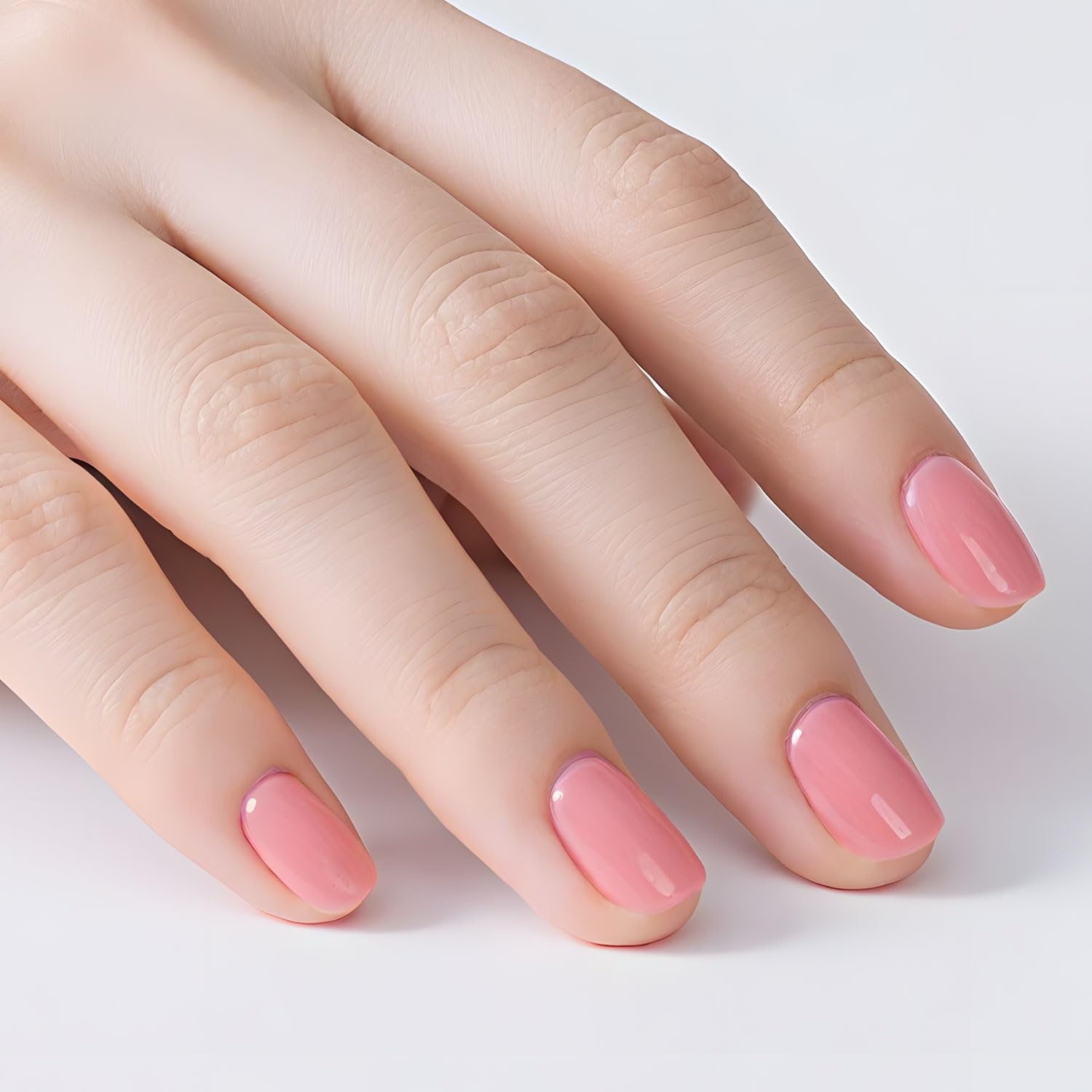 JODSONE 16.5ml Light Pink Gel Nail Polish Same Color Same Bottle Soak off Baby Pink DIY Salon Gift for Women(16.5ml-05) - view 4