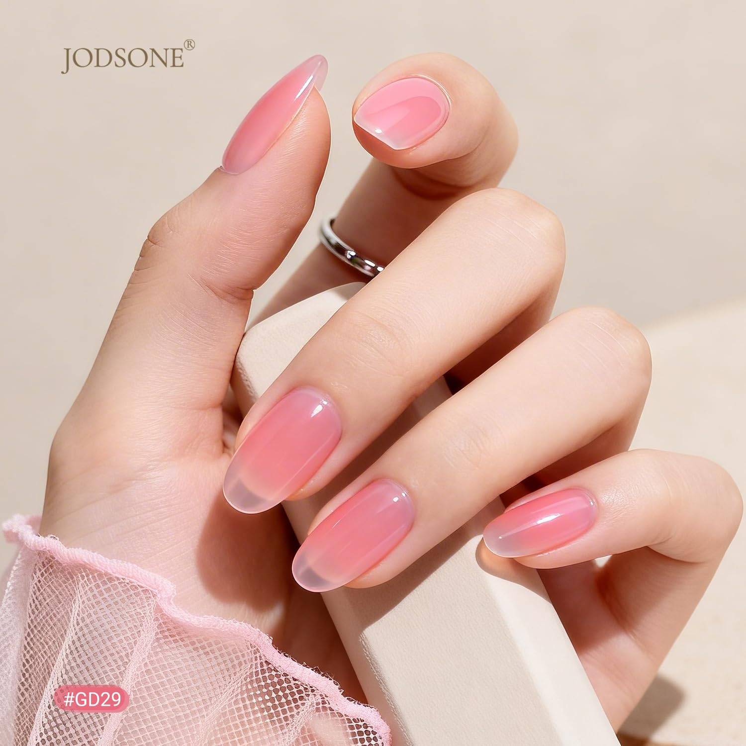 JODSONE 32 Colors Gel Nail Polish Kit with Base Coat Matte Glitter Top Coat Soak Off Manicure Tools Manicure Salon DIY at Home(B30) - view 4