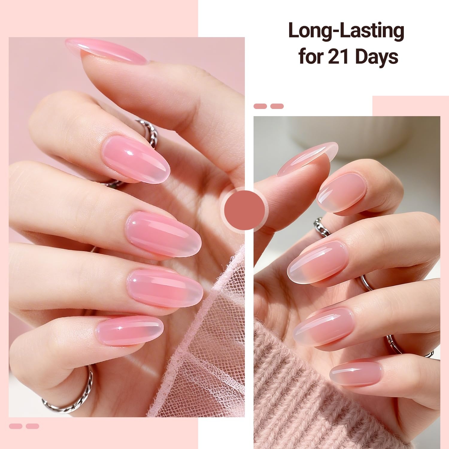 JODSONE 32 Colors Gel Nail Polish Kit with Base Coat Matte Glitter Top Coat Soak Off Manicure Tools Manicure Salon DIY at Home(B30) - view 5